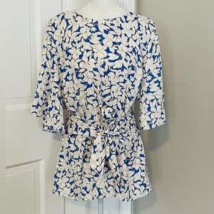 Ann Taylor Tie Front Blouse